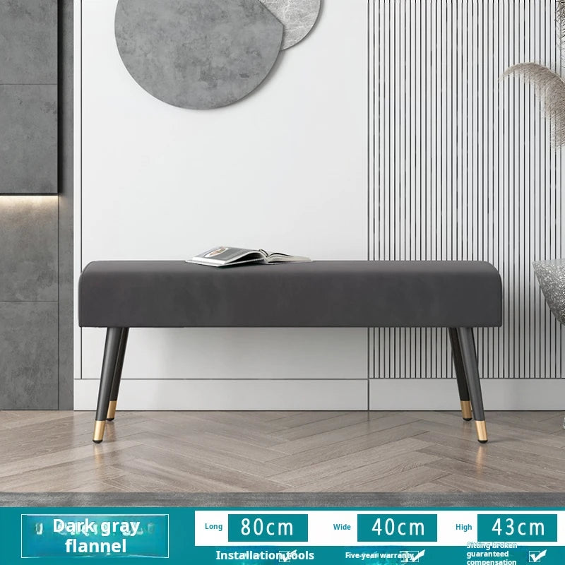 soft shoe bench for entrance hall and living room - vue 15 sur 18
