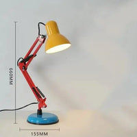 Enhanced mechanical grow floor lamp with long telescopic arm