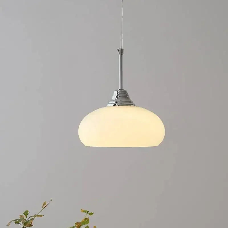 Glass pendant light for indoor bar, café, restaurant and dining room