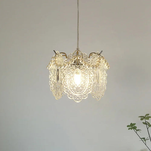 Lightweight crystal glass chandelier for modern lighting - vue 3 sur 30