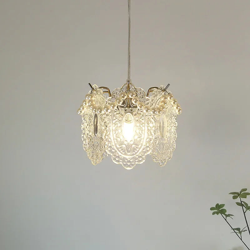 Lightweight crystal glass chandelier for modern lighting