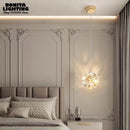 Modern luxury pendant light with luminous diamond design