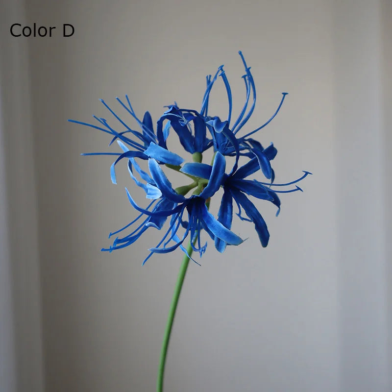 Artificial higanbana flower branch for wedding floral decoration