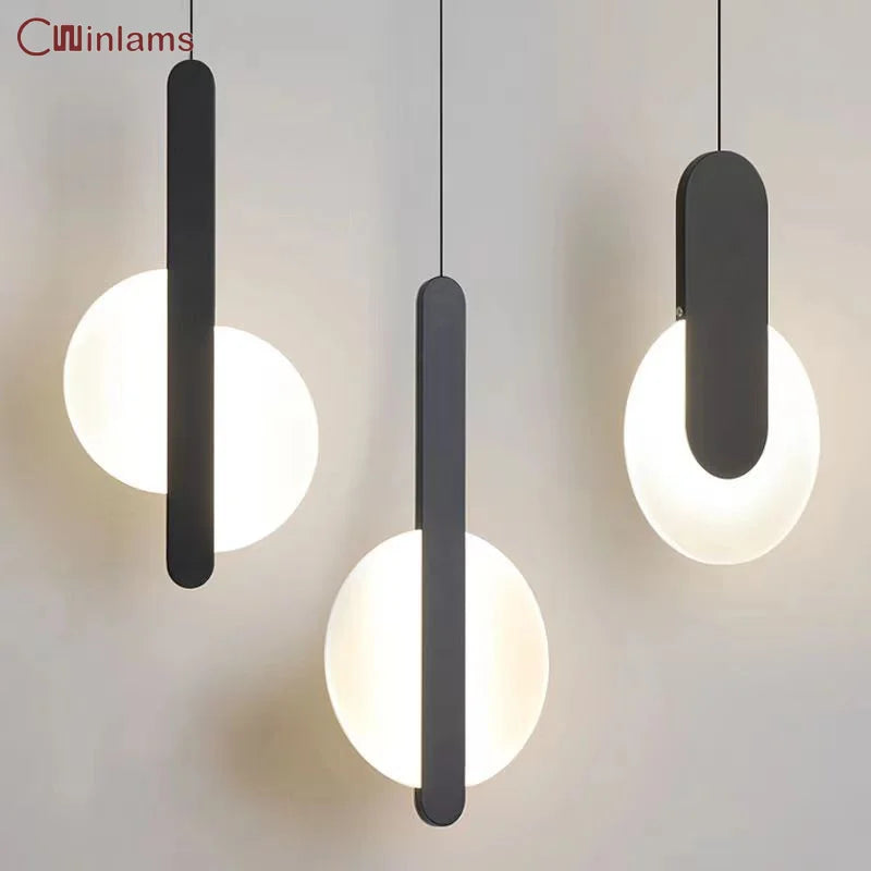 Nordic modern minimalist chandelier for elegant interior