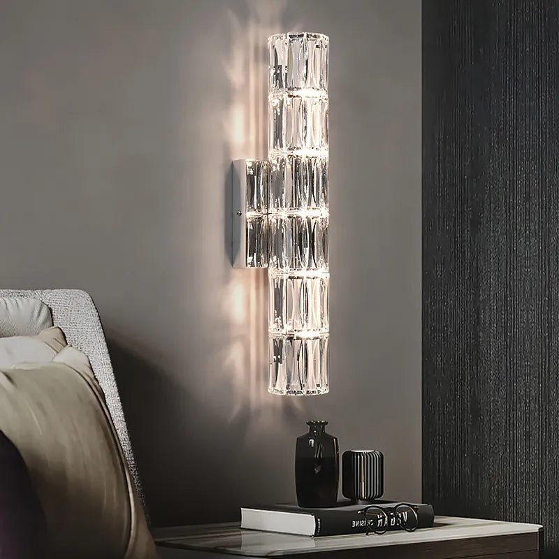 Luxury crystal wall light for villa high-end