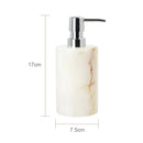 luxury natural marble bathroom accessory set