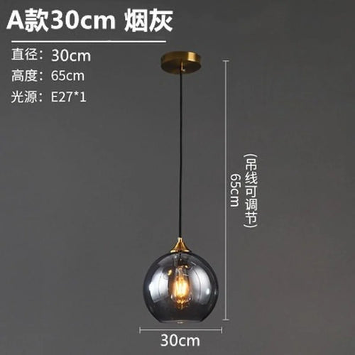 Nordic designer glass chandelier for interior decoration - vue 22 sur 26