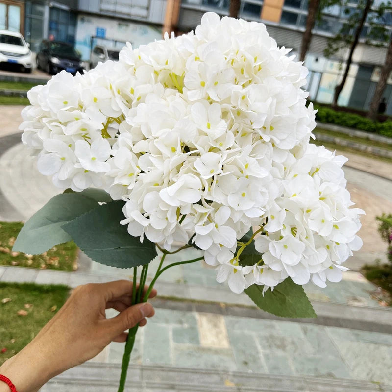 Large artificial hydrangea realistic touch for wedding and event decoration
