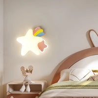 children's designer princess star wall light for bedroom