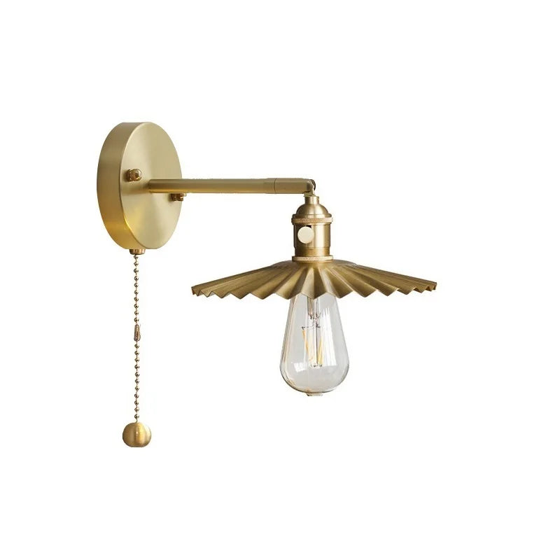Modern adjustable copper LED wall light - vue 19 sur 23