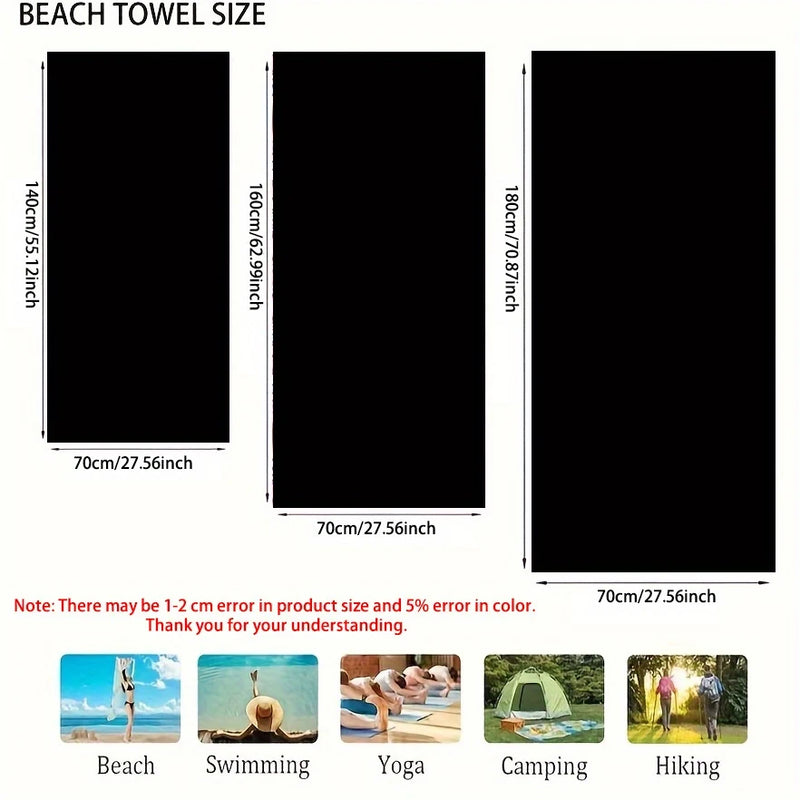 Quick-dry beach towel with fruit pattern for travel