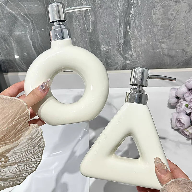 soap dispenser gel shampoo and lotion for family