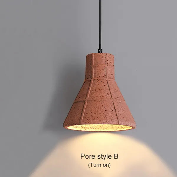 Creative industrial orange pendant light - vue 11 sur 12