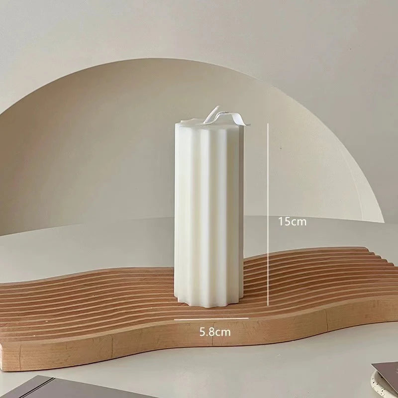 modern decor accessories luxury geometric scented candles - vue 9 sur 12