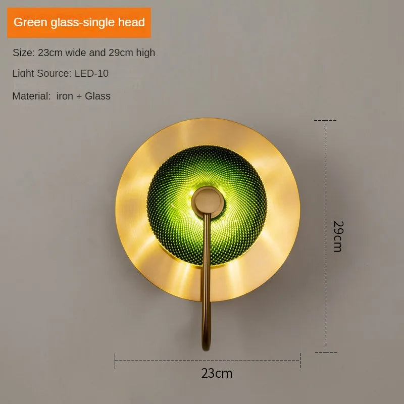 Creative LED wall light for elegant interiors