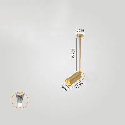Pole-mounted spotlight for shops and nail salons - vue 12 sur 21