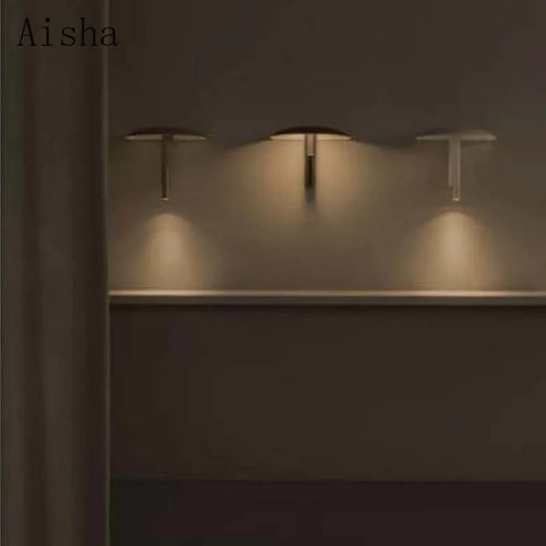 Mushroom umbrella wall light with rotating reading lamp - vue 5 sur 8
