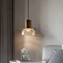 Modern crackled glass chandelier for elegant interiors