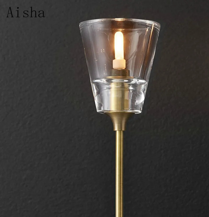 Postmodern wrought iron wall light for interior decor - vue 6 sur 10