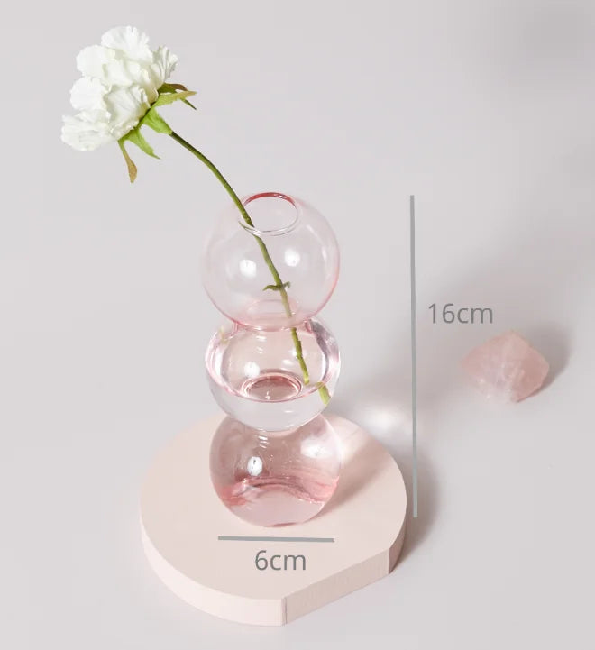 Conical glass candle holder for wedding tables and Nordic decoration - vue 27 sur 28