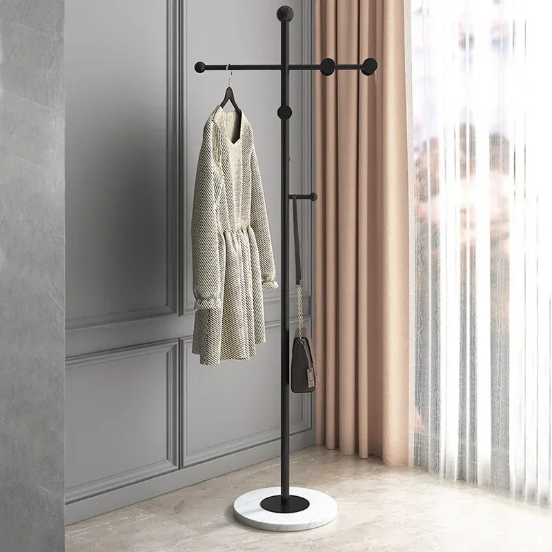 vertical hanging clothes rack for clothing and accessories - vue 3 sur 7