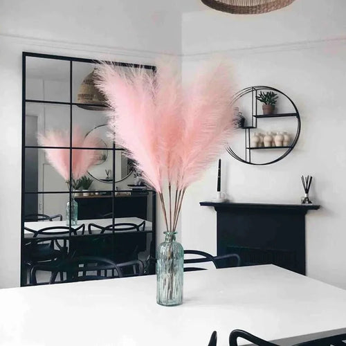 Artificial pampas grass flowers for home and party decoration - vue 3 sur 20