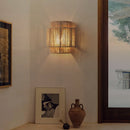 Creative art deco hemp rope wall light