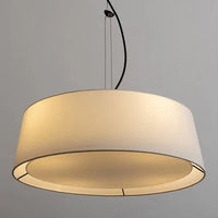 Modern minimalist linen chandelier chinese japanese wabi-sabi pendant