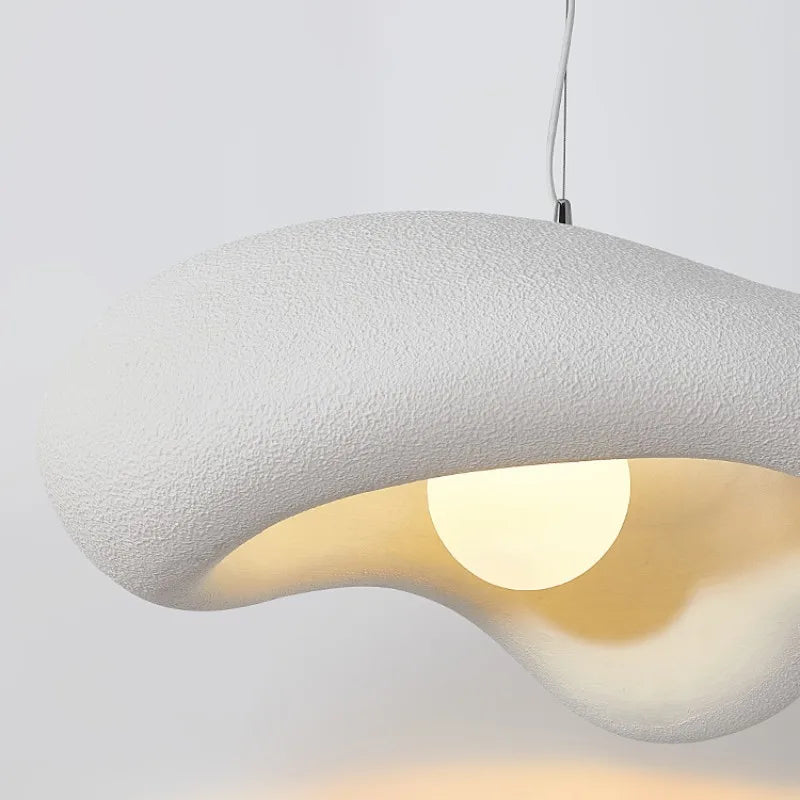 Wabi sabi nordic style LED pendant light - vue 5 sur 10