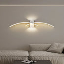 Modern minimalist designer strip wall light loft decor