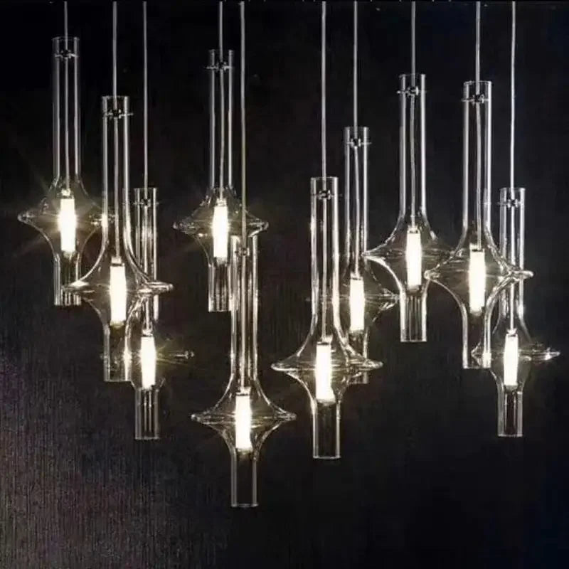 Modern nordic glass pendant light for interior decoration - vue 4 sur 10