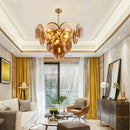 Modern Nordic smoked glass ceiling light for stylish interiors