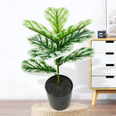 Ficus lyrata decorative artificial plant in pot for indoors