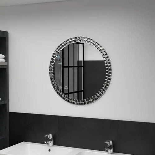 tempered glass wall mirror for elegant interior decoration - vue 2 sur 6