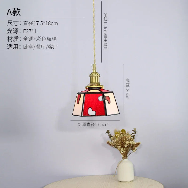 Luminous glass chandelier for Nordic interior decor