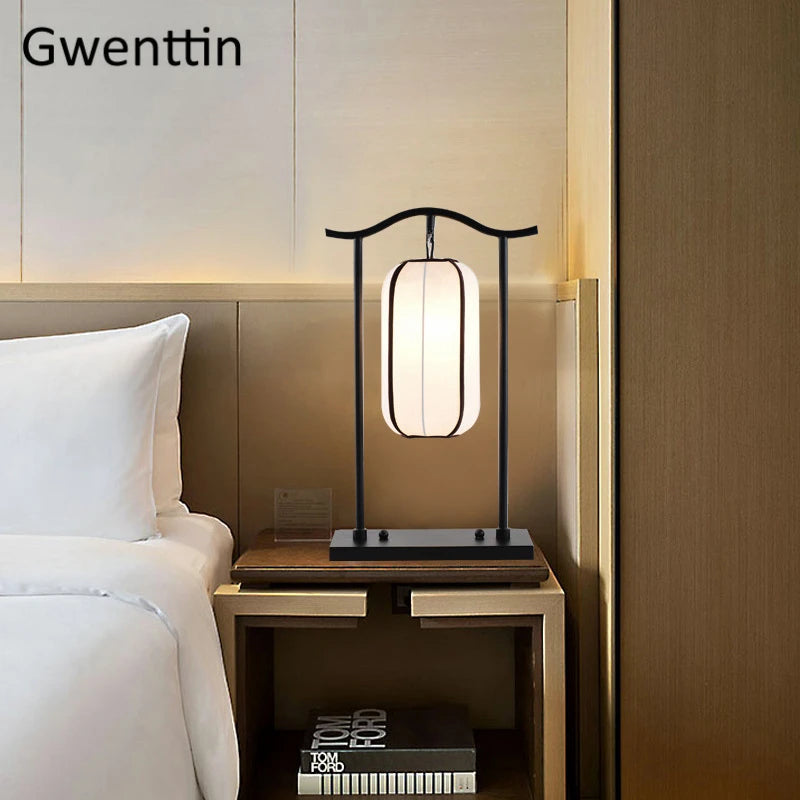 Classic fabric floor lamp for interior decoration - vue 3 sur 13