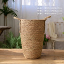 Nordic modern grass woven flower basket dried floral decor