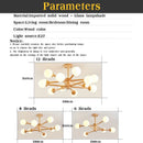 Modern glass chandelier for elegant interior decoration