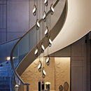 Oval ring pendant light