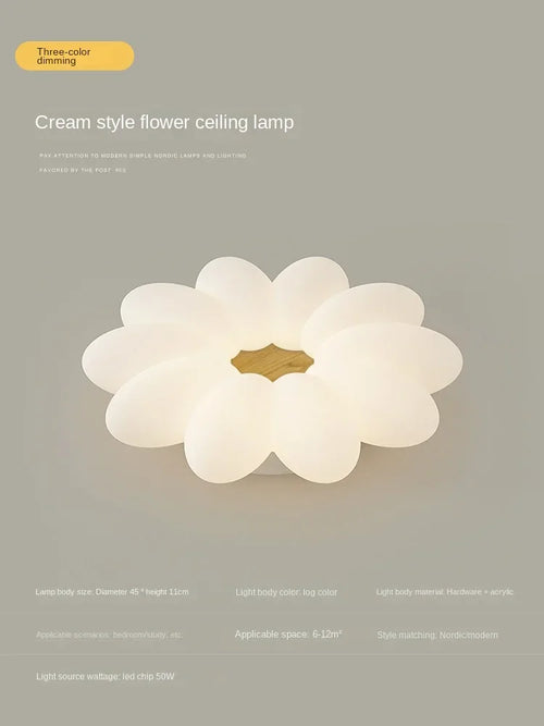 Creative petal chandelier for a warm and soothing atmosphere - vue 17 sur 24