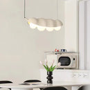 Creative polka dot glass chandelier with resin lighting