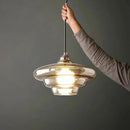 Retro glass pendant light for modern decor