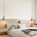 Led concrete pendant light for restaurant, bar, art loft designer lighting