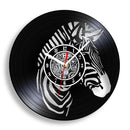 horse vinyl wall clock equestrian decoration handmade unique gift