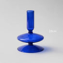 Modern decorative glass candle holder for events and home decor