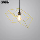 Modern geometric design Nordic iron pendant light
