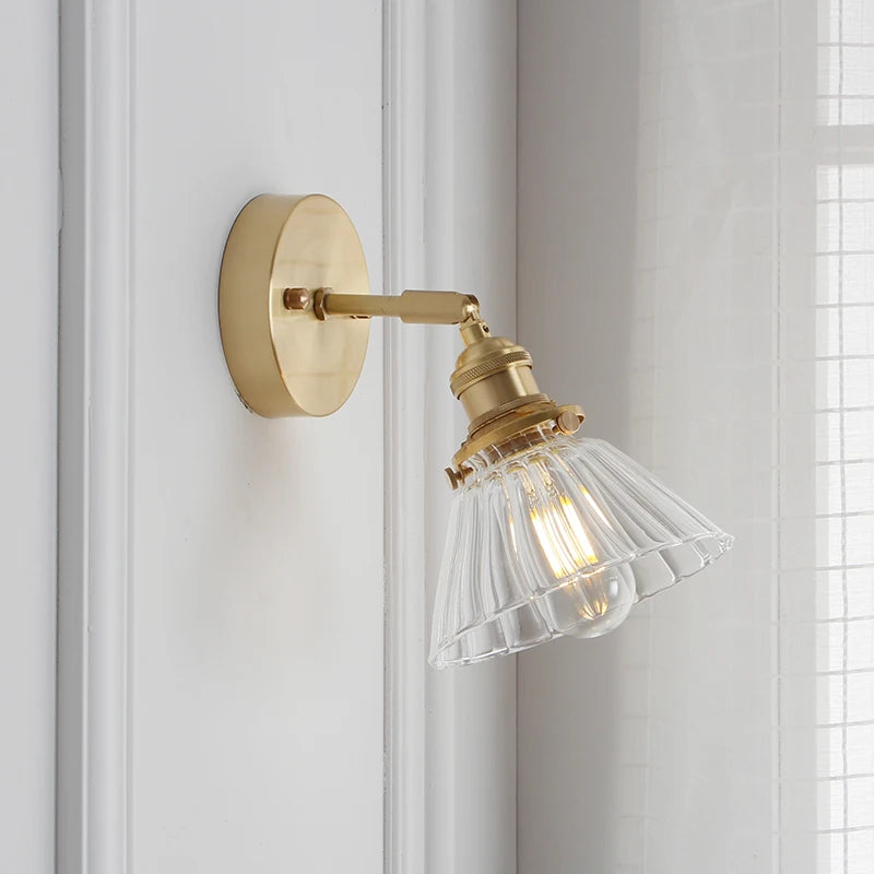 Japanese style LED wall light with modern design for interiors