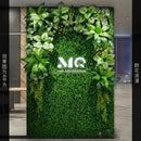 Artificial plant wall for outdoor decoration and landscaping