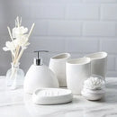 elegant and practical ceramic bathroom accessory set