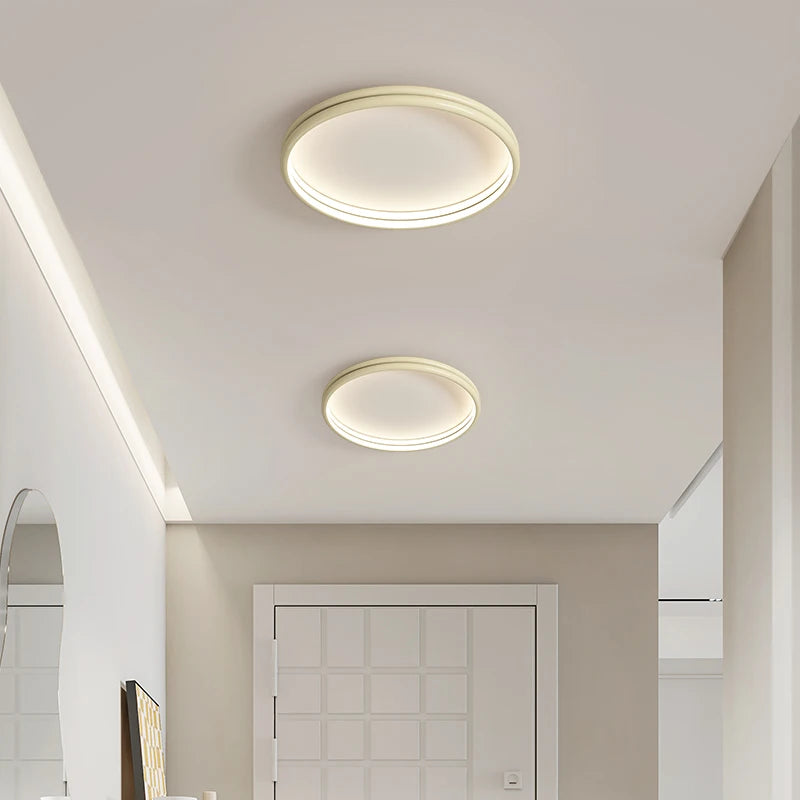 Full spectrum cream style ceiling light with modern eye protection